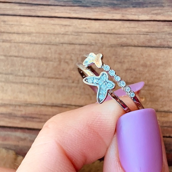 Butterfly ♡ Crystal Ring - Picture 6 of 8